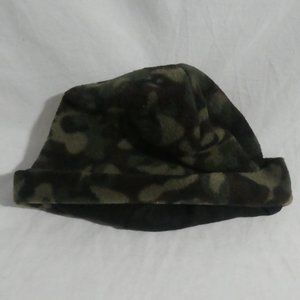 Fleece Camouflage / Camo Hat | s-m, small - medium | 100% polyester | NWOT